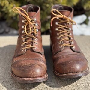 Red Wing Iron Ranger 8111 Amber Harness Size 12D